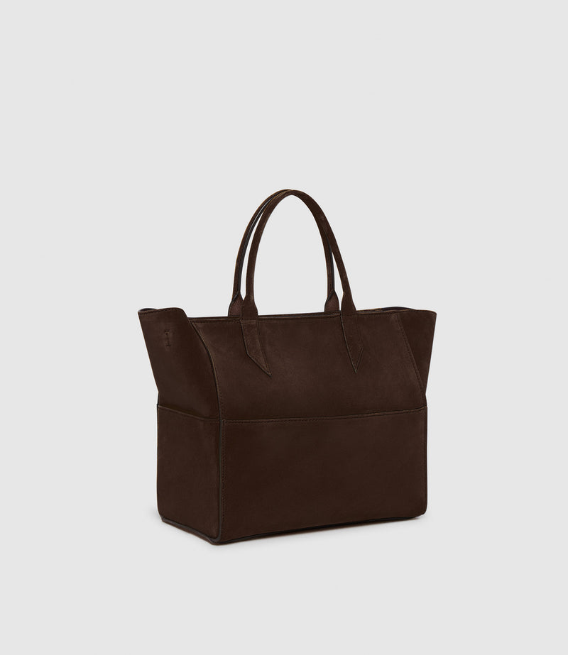 Incognito Crossbody Suede Chocolate