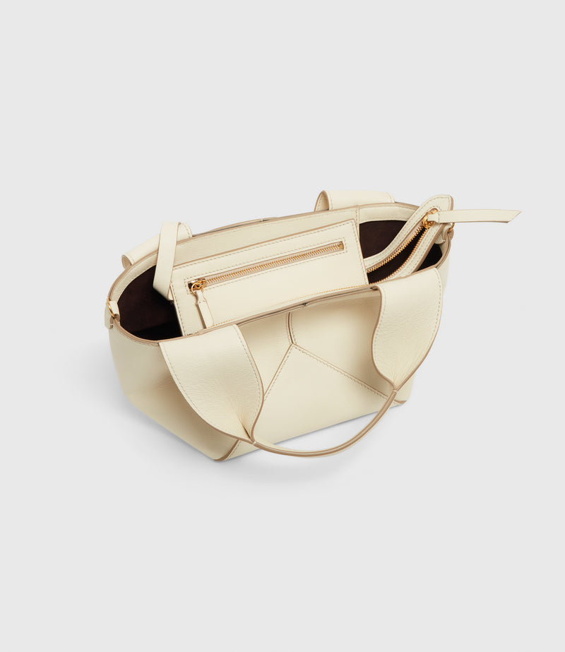 Market Mini Smooth Calfskin White Sand