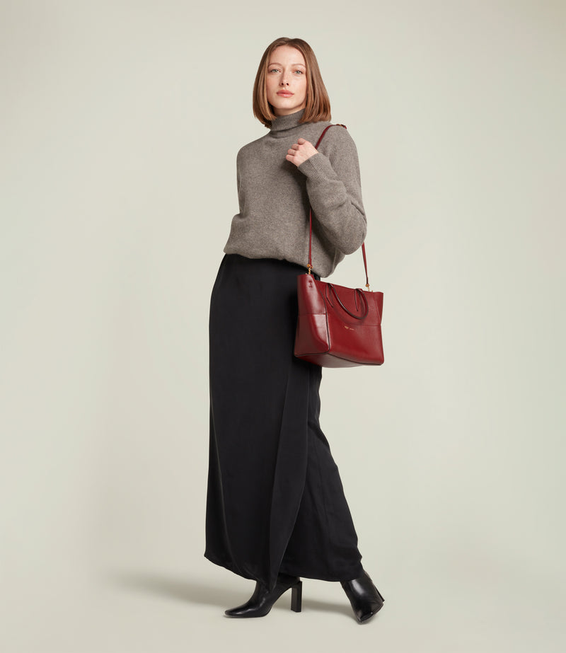 Incognito Crossbody Cabas Buffalo Dark Cherry