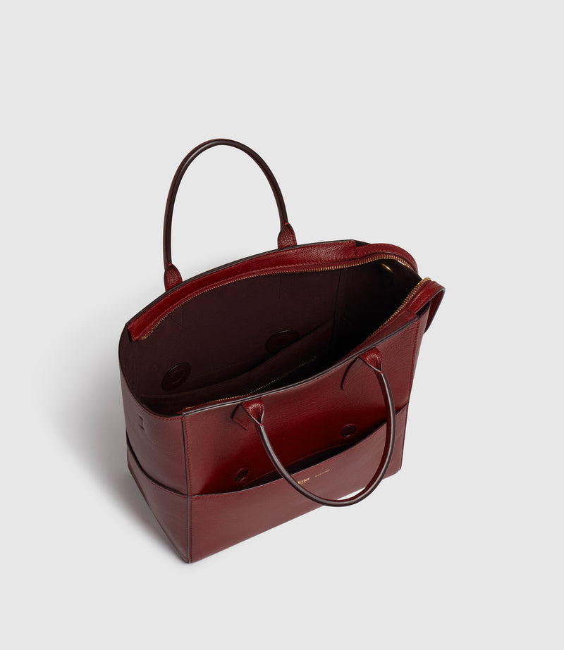 Incognito Crossbody Cabas Buffalo Dark Cherry