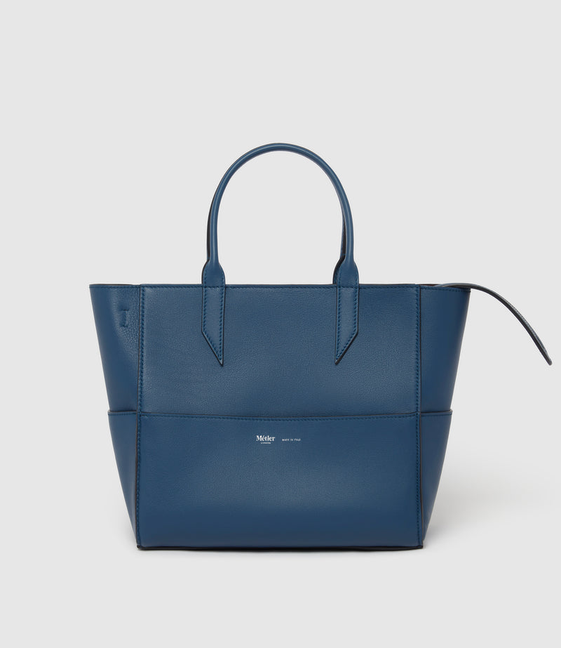 Incognito Crossbody Cabas Smooth Calfskin Storm
