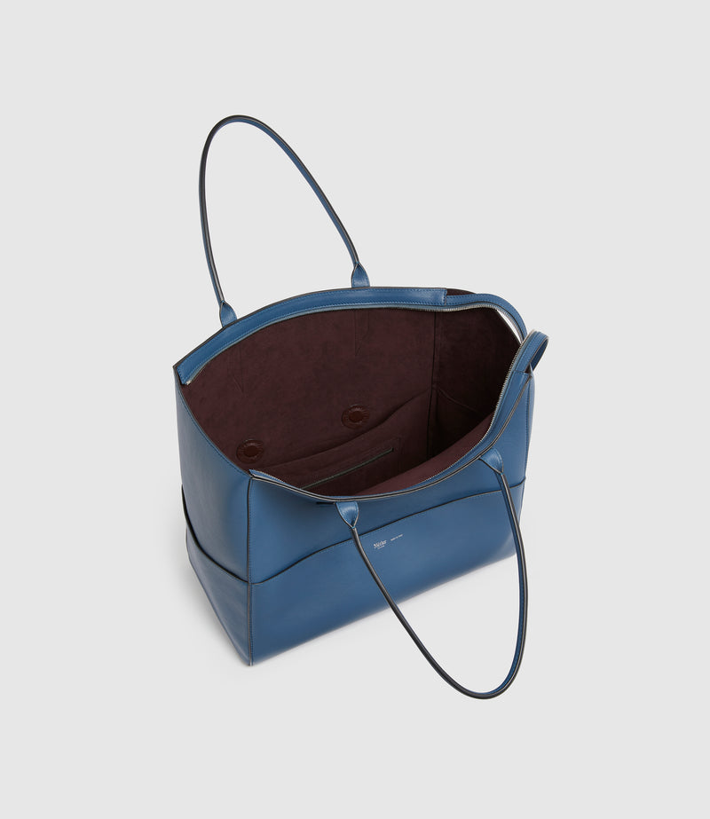 Incognito Small Cabas Smooth Calfskin Storm