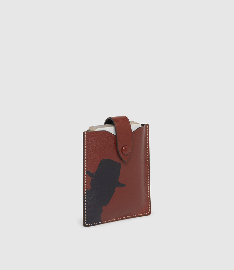 INDIANA JONES™ Deck of Cards Case Rust Elvis Leather