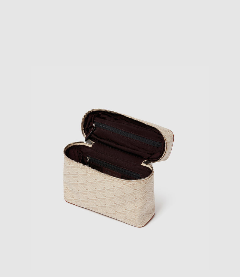 Many Days Toiletry Bag Signature Canvas Light