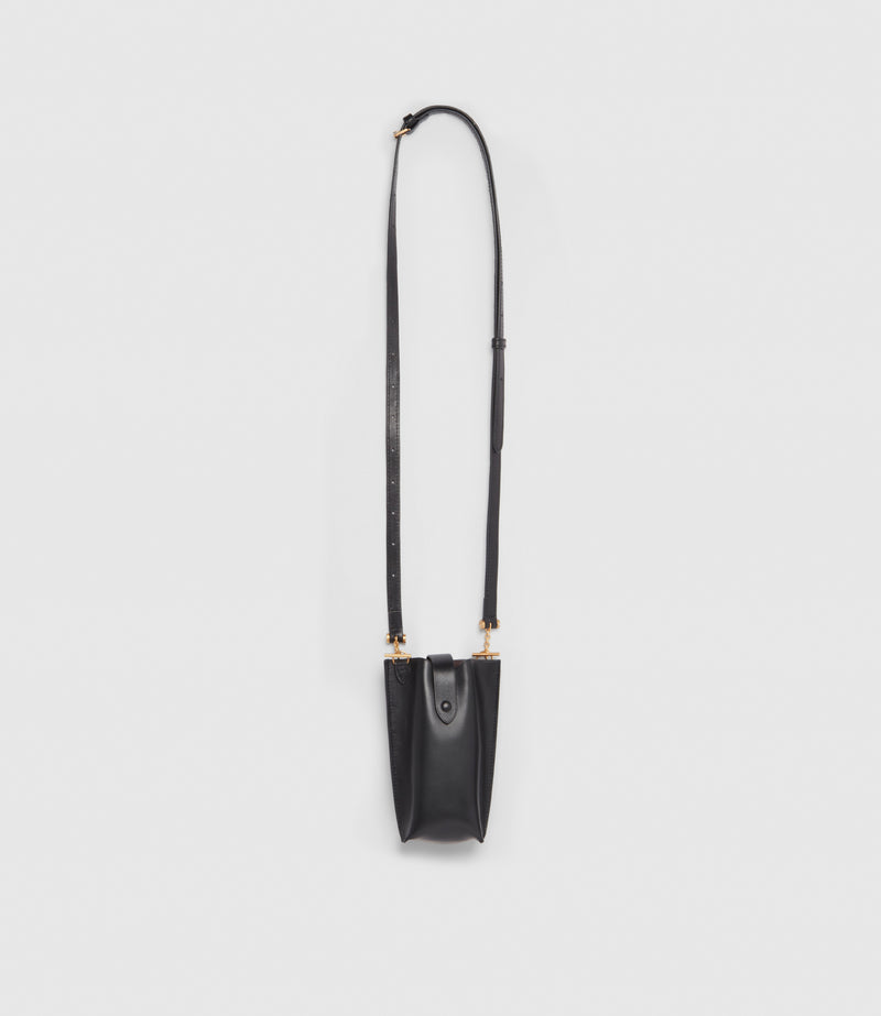 Minimalist Double Atelier Calfskin Black
