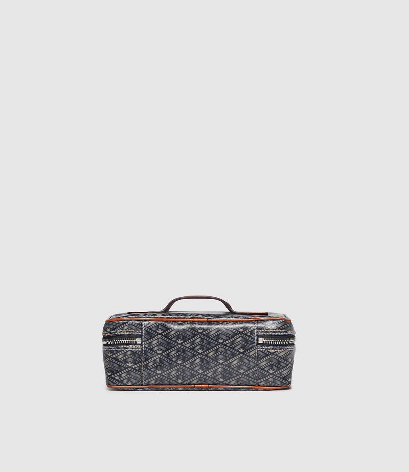 One Day Toiletry Bag Signature Canvas Navy