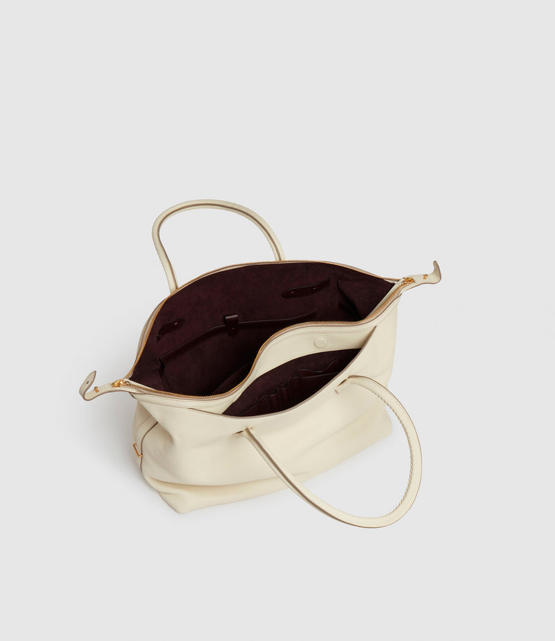 Vérité All Day Bag Smooth Calfskin White Sand