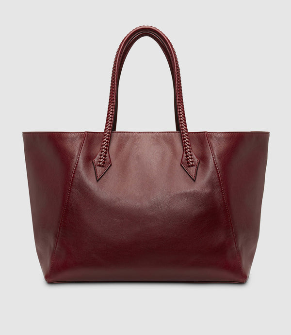 Vérité Collapsible Cabas Buffalo Dark Cherry
