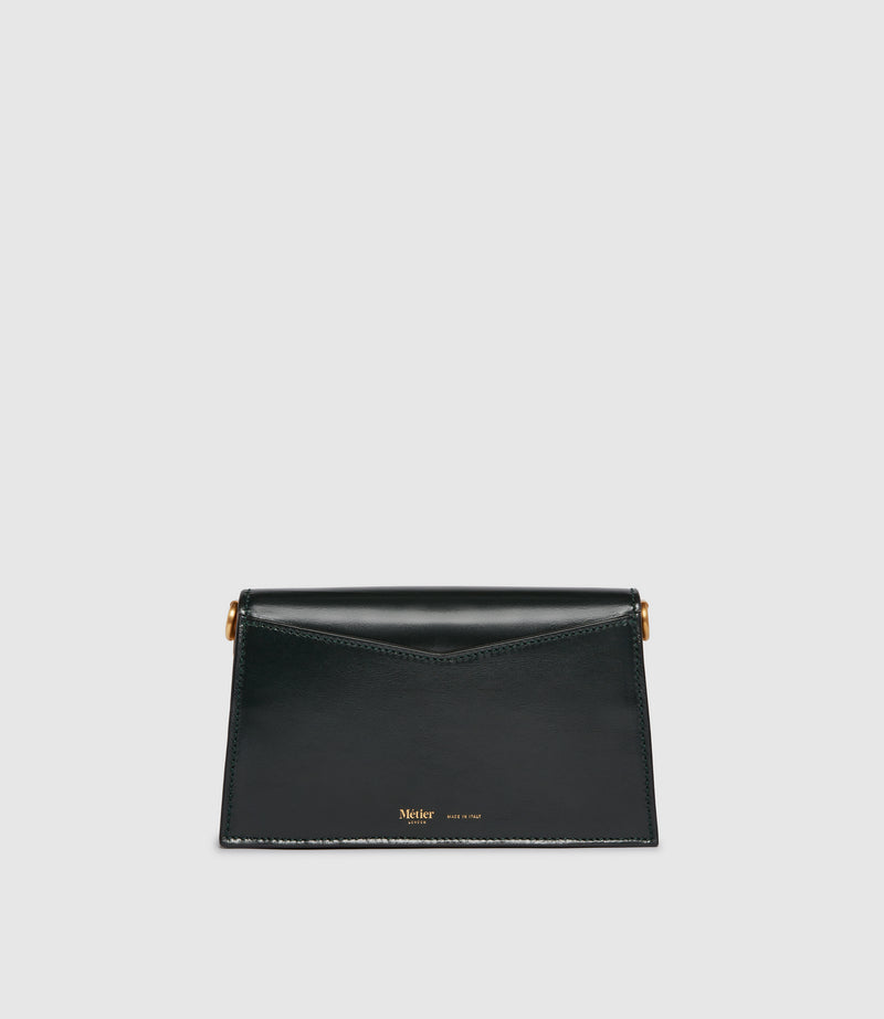 Roma Mini Glossy Calfskin Forest Green