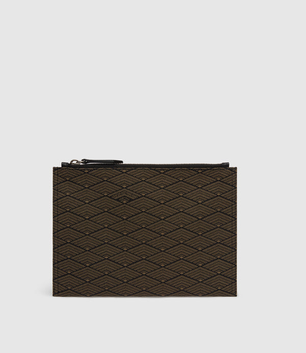 Small Flat Pouch Jacquard Black