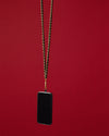 Crossbody Chain Phone Strap Elvis Black with Gold