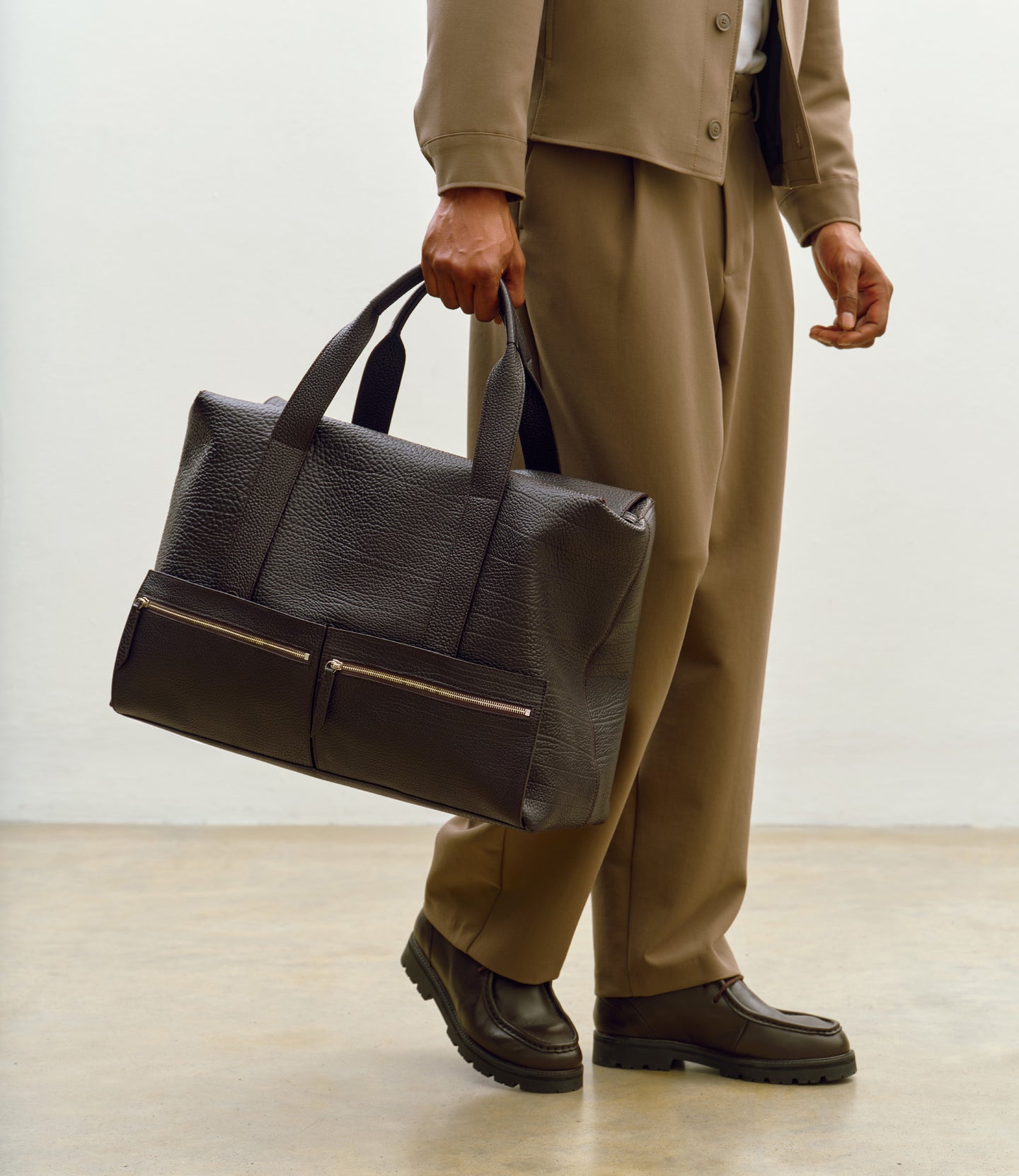 Racer 53 Full Grain Leather Cacao Dark Brown | Métier US