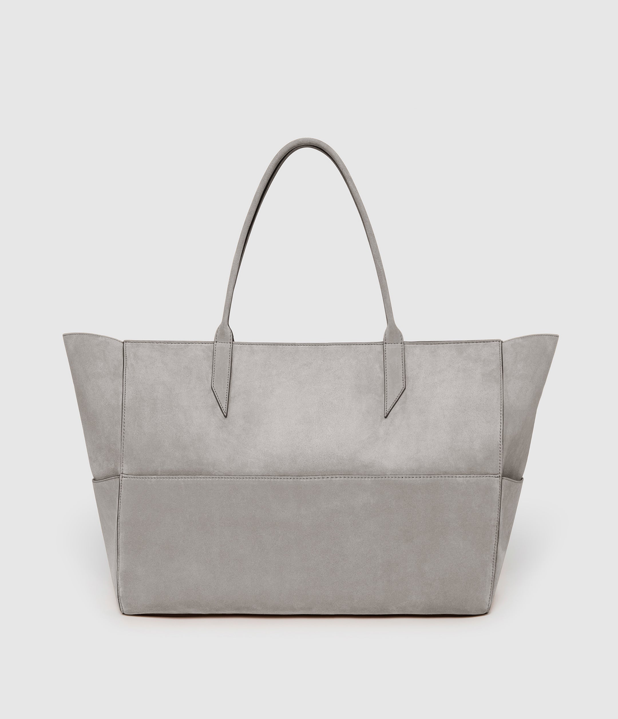 Métier Incognito 36 Handmade Italian Leather Tote Bag Suede