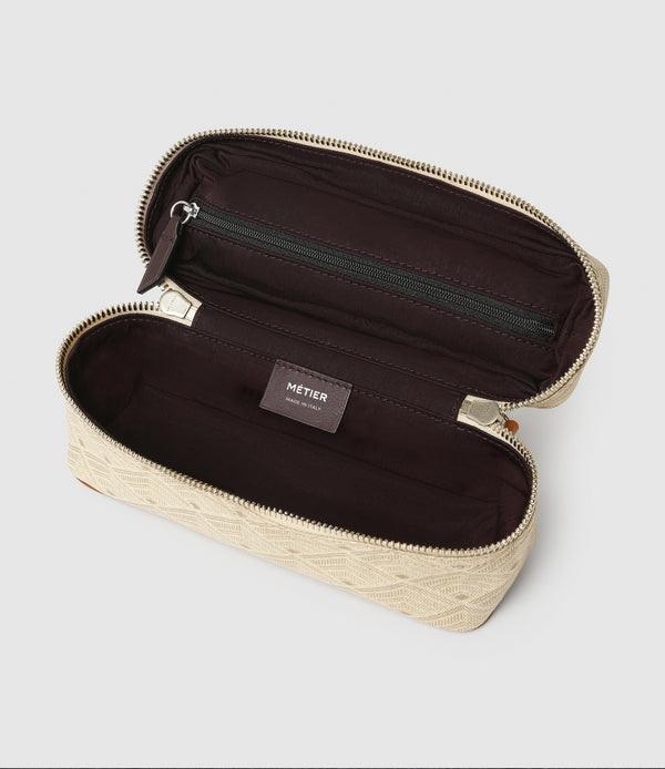 One Day Toiletry Bag Signature Canvas Light