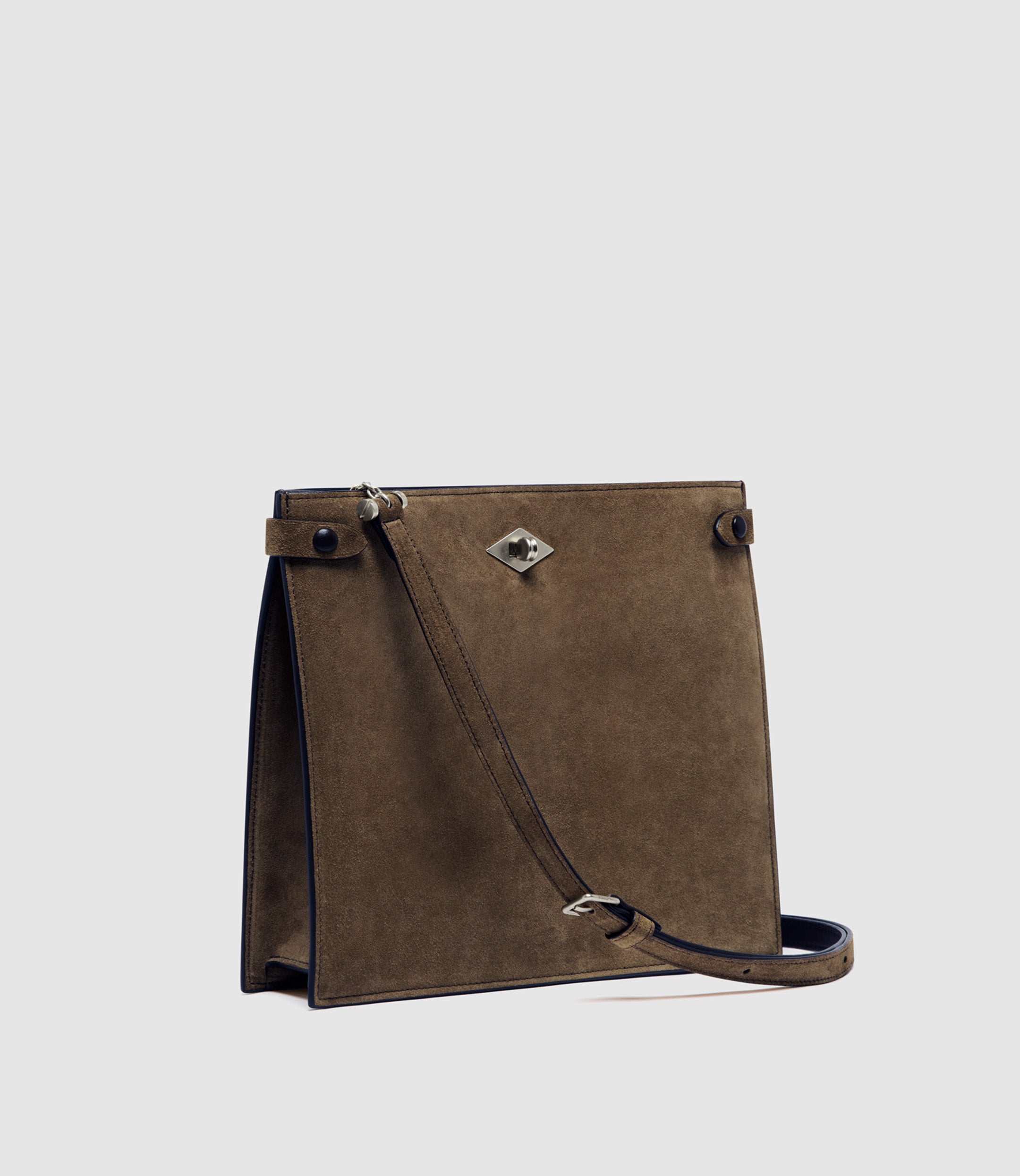 Métier Vérité All Day Handmade Italian Leather Day Bag Suede
