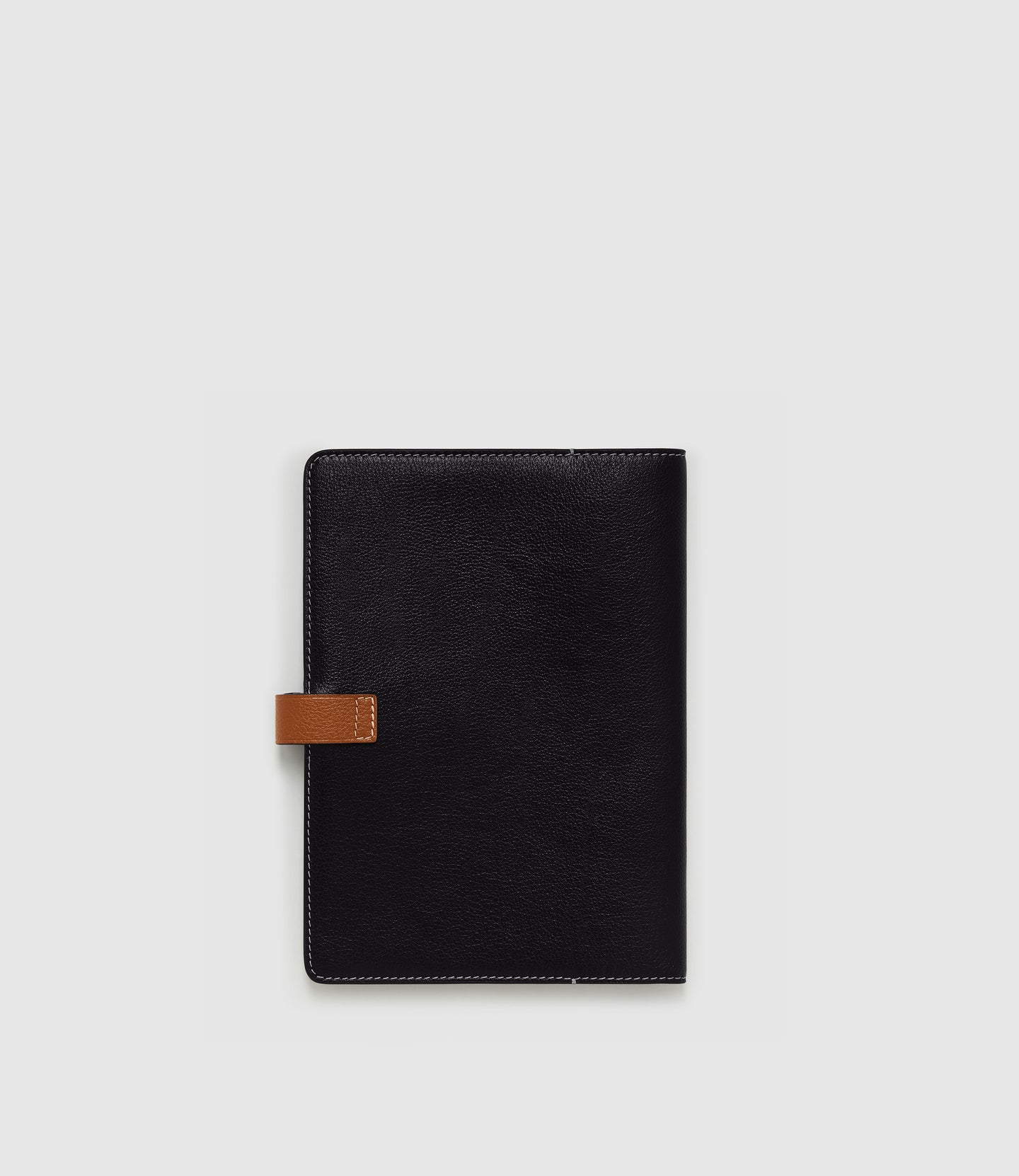 Limited Edition: A5 Notebook Cover Buffalo Black with Cognac