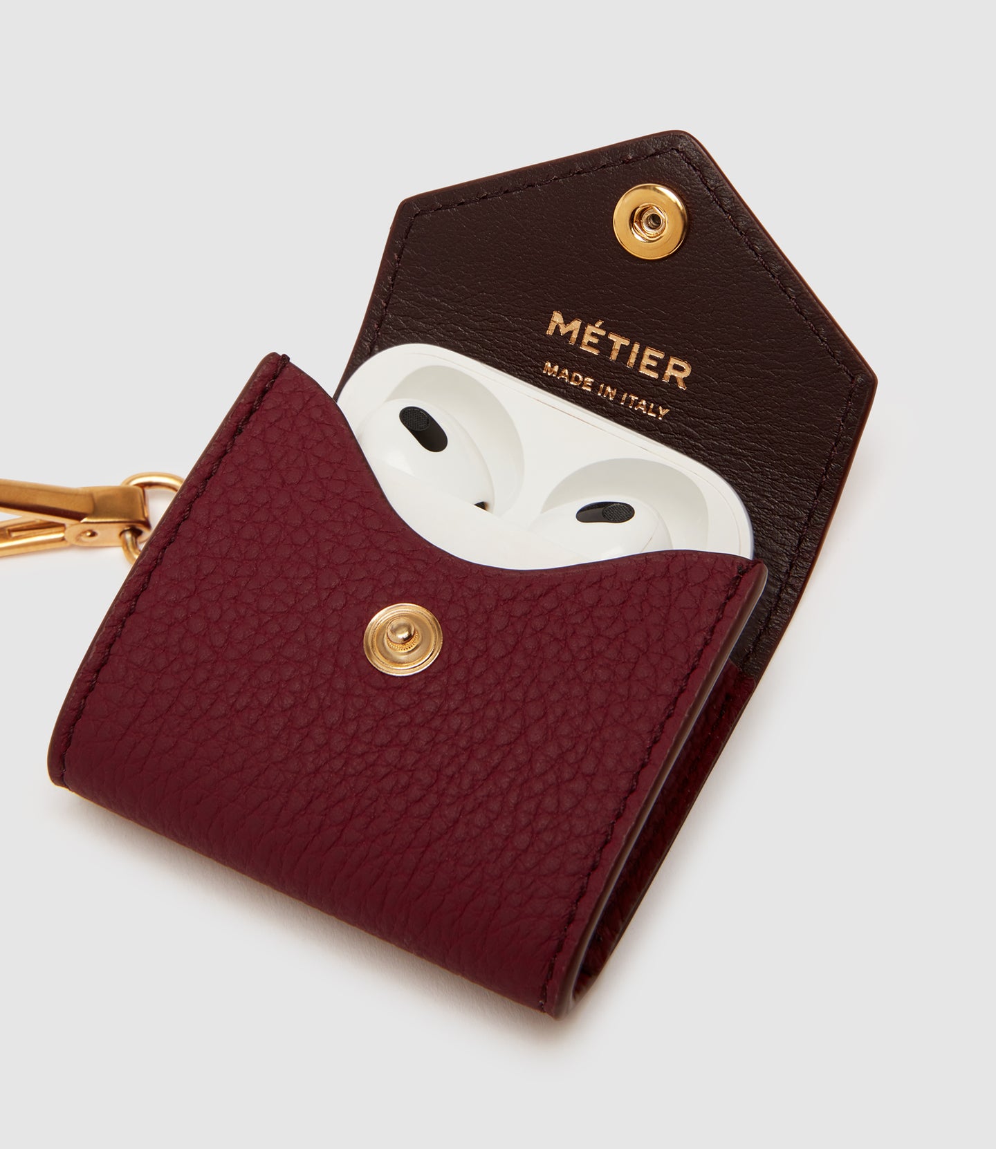 AirPods Case Soft Grain Rosso