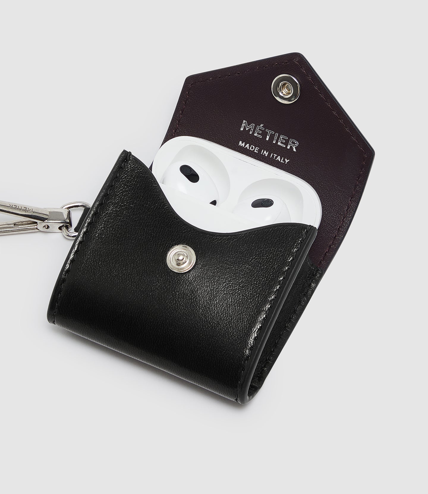 Airpods Case Buttery Nappa Black