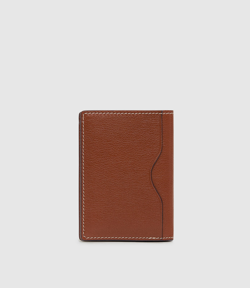 Bifold Cardholder Buffalo Cognac