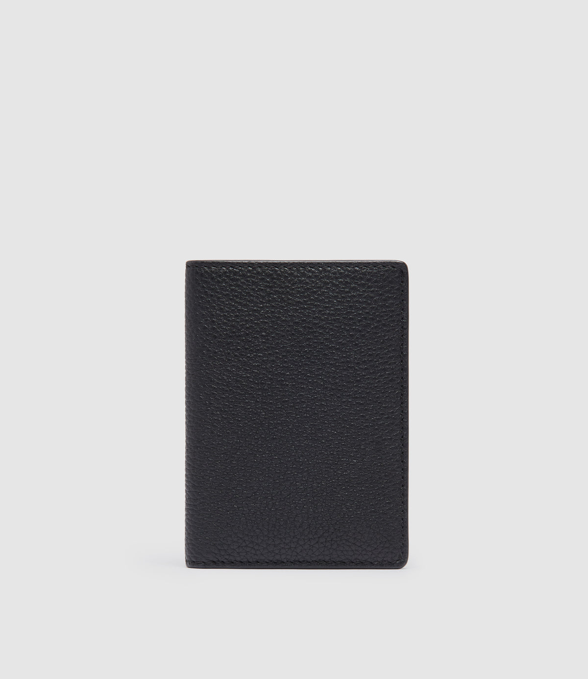 Bifold Cardholder Pebble Grain Black
