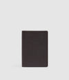Bifold Cardholder Pebble Grain Chocolate
