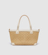 Cala 21 Woven Sahara With Smooth Calfskin White Sand