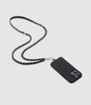 Crossbody Chain Phone Strap Elvis Black with Silver