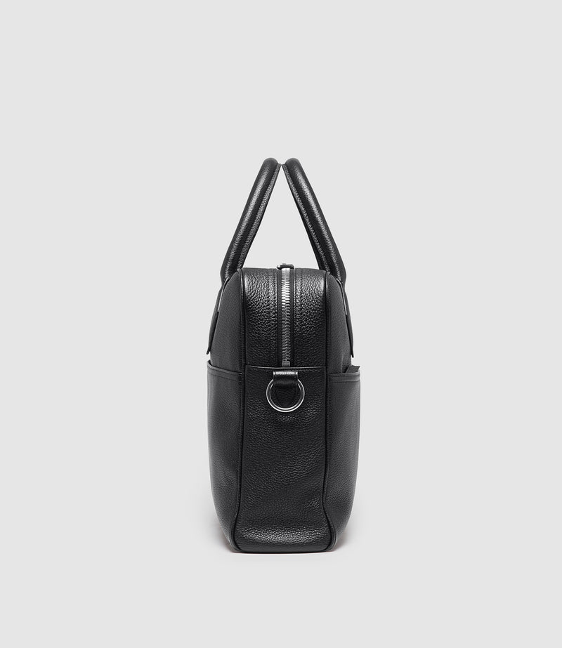 Closer Slim Pebble Grain Black