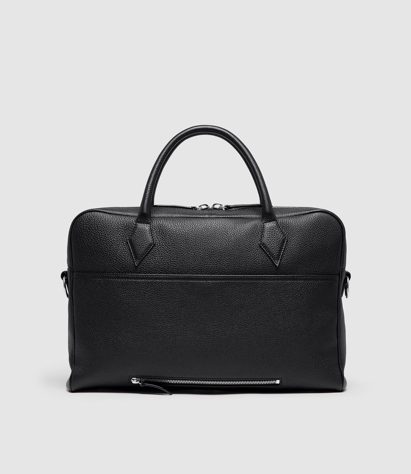 Closer Slim Pebble Grain Black