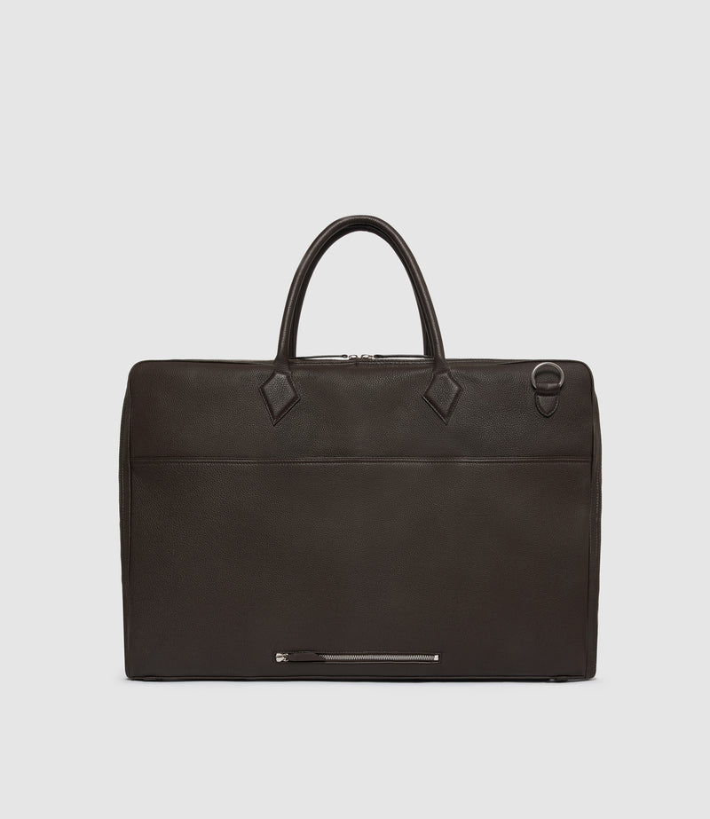 Closer Suit Carrier Pebble Grain Chocolate