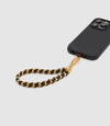 Wristlet Chain Strap Elvis Black with Gold Hardware