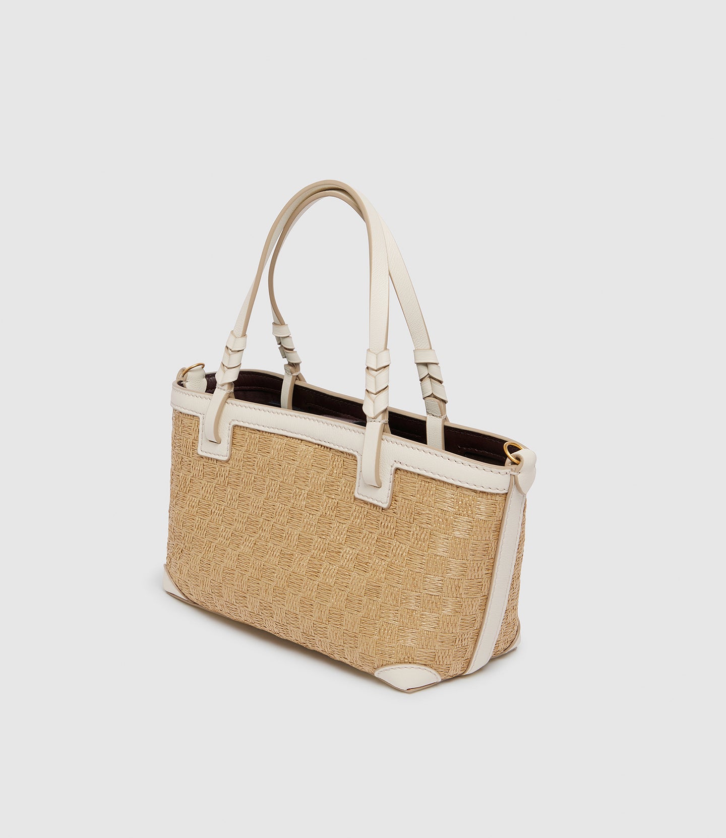 Cala 21 Woven Sahara With Smooth Calfskin White Sand
