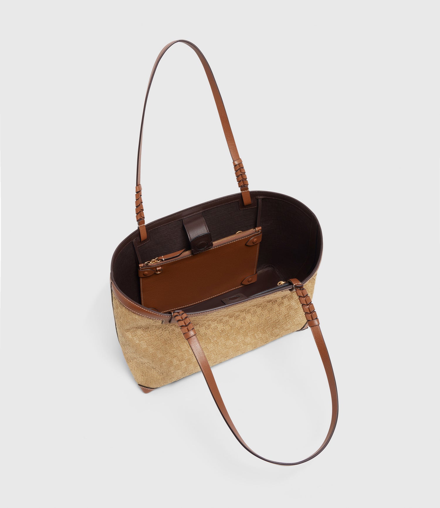 Cala 32 Woven Fabric Sahara with Buffalo Cognac – Métier US