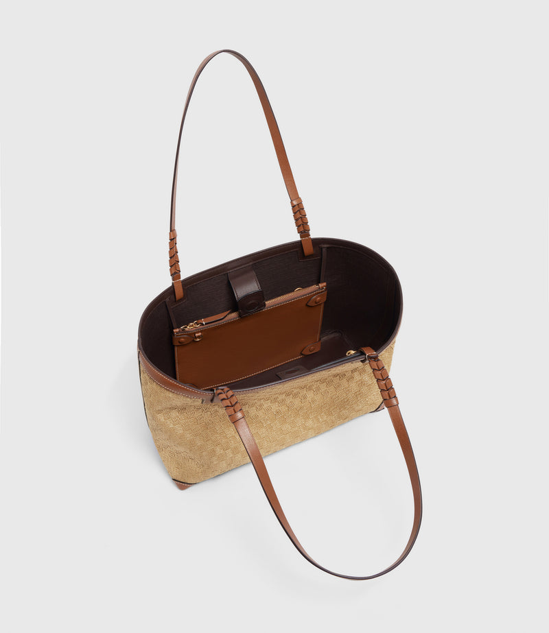 Cala 32 Woven Fabric Sahara with Buffalo Cognac