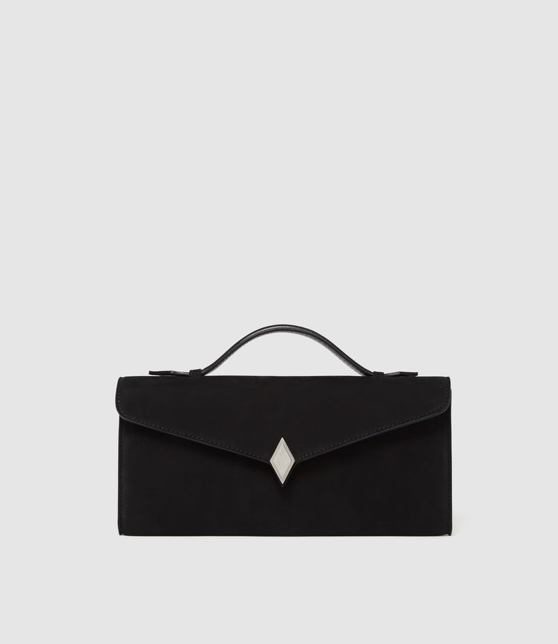 Edge Clutch Nubuck Black