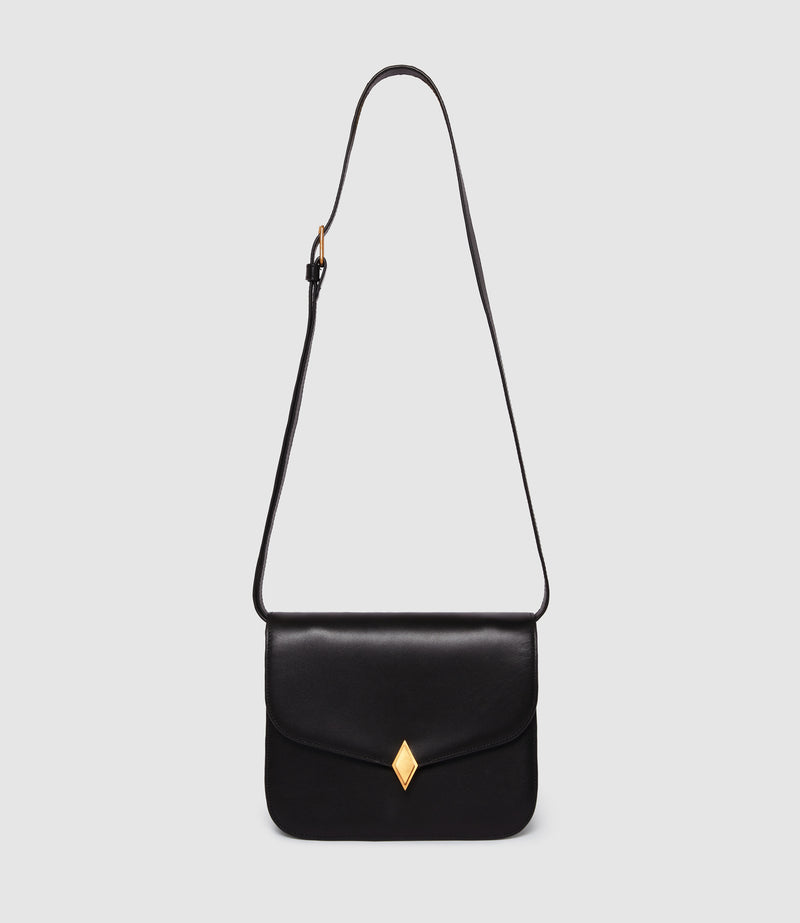 Edge Shoulder Bag Palmellato Black