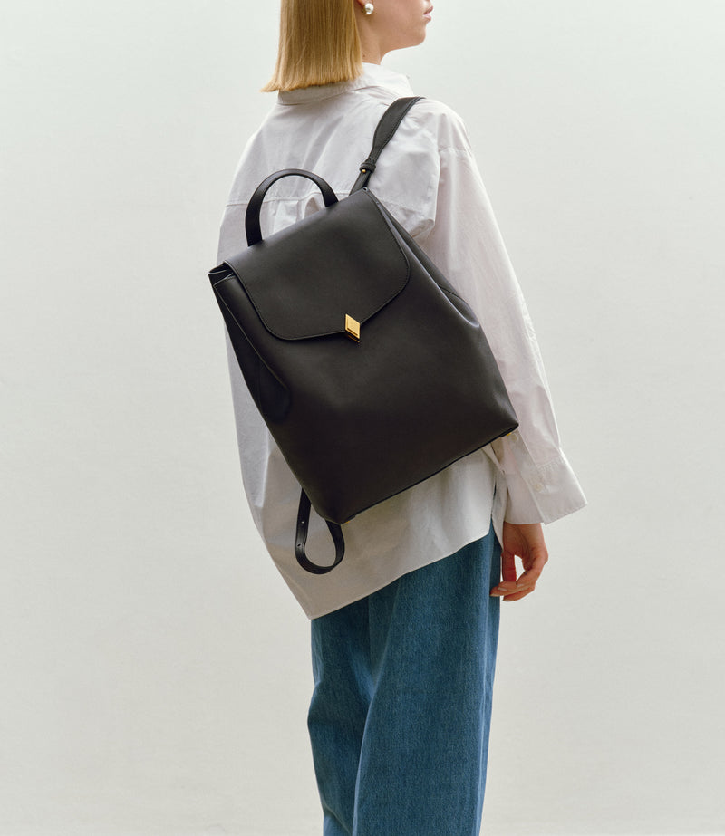 designer white leather backpack Black Striped The FH Wadsworth Black Leather Striped Backpack is both stylish and functional kate spade Cameron Street Megyn