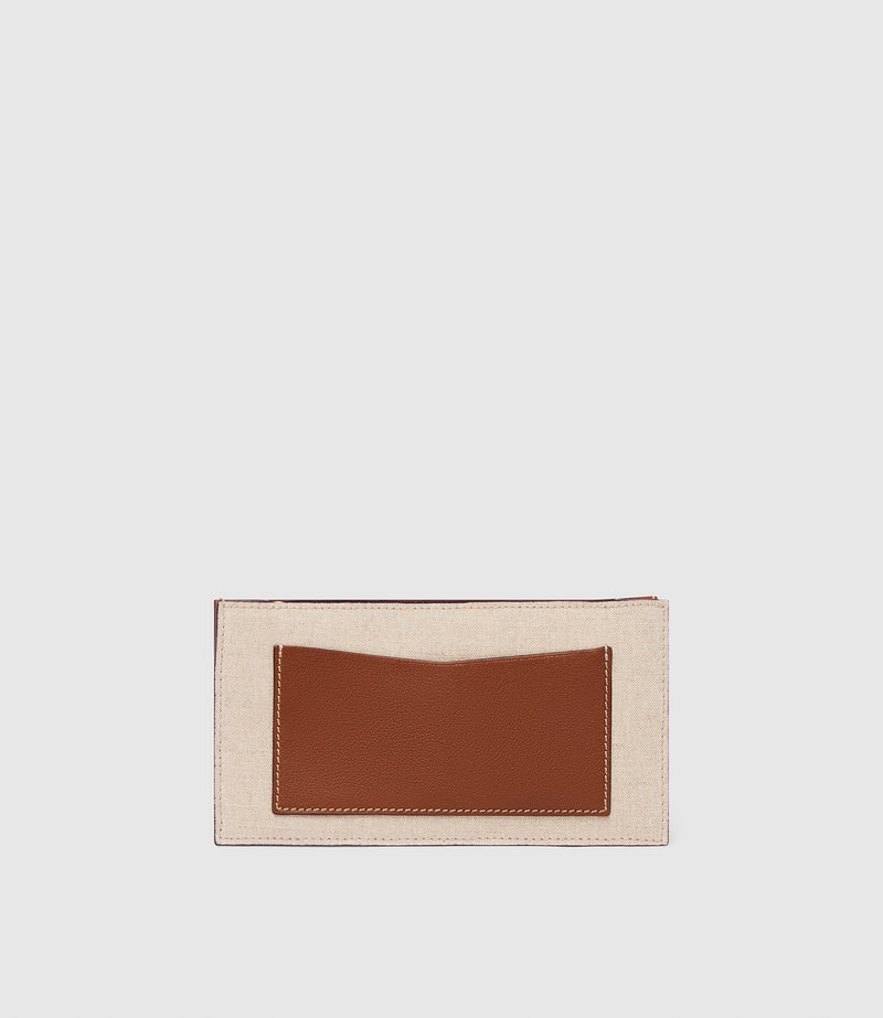 Ease 20 Natural Linen with Cognac