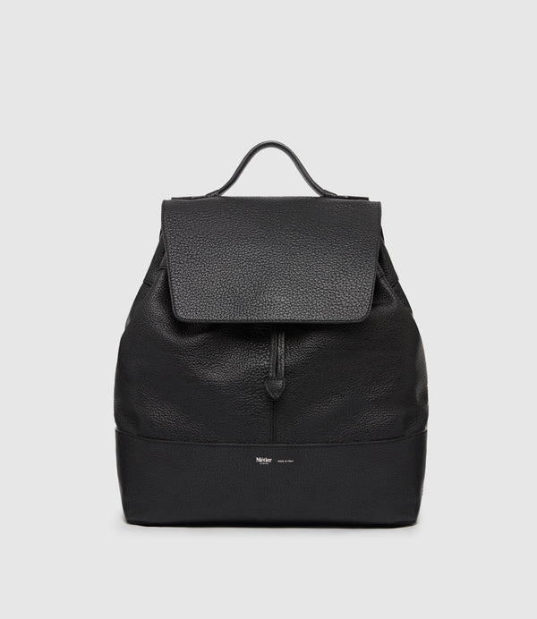 bagitali leather backpack Roma small convertible backpack/handbag in Tan CW CW tablet sleeve Glide Backpack Full Grain Black