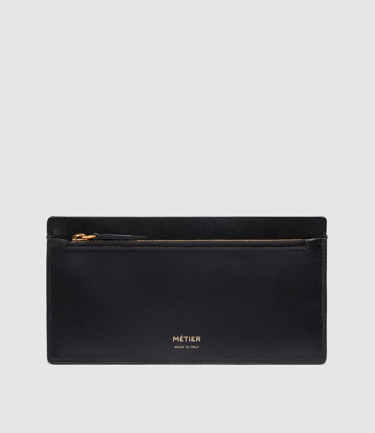 Inside Out Wallet Silky Calfskin Black