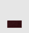 Small Jewellery Travel Case Buttery Suede Amarone