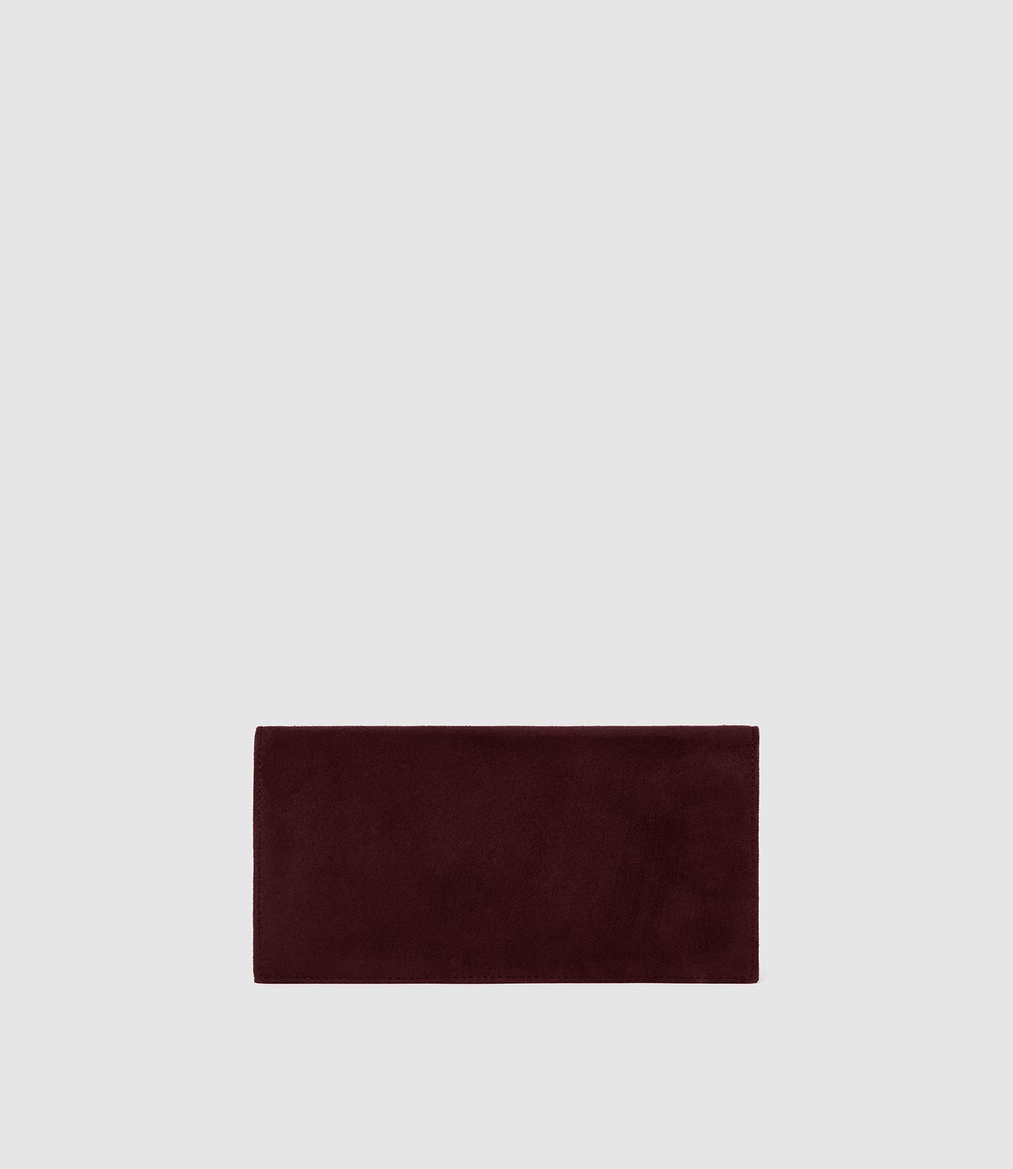 Small Jewellery Travel Case Buttery Suede Amarone