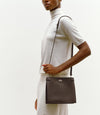 Stowaway Crossbody Soft Grain Leather Café