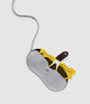 ISSIMO | Métier Glasses Case With Strap Metallic Calfskin Silver