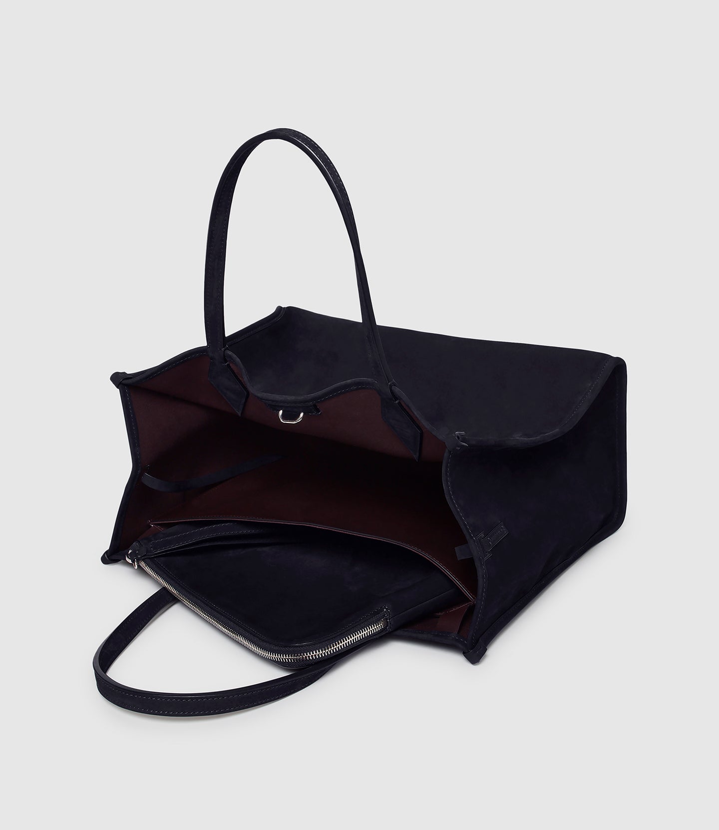 Wristlet Clutch Nubuck Navy