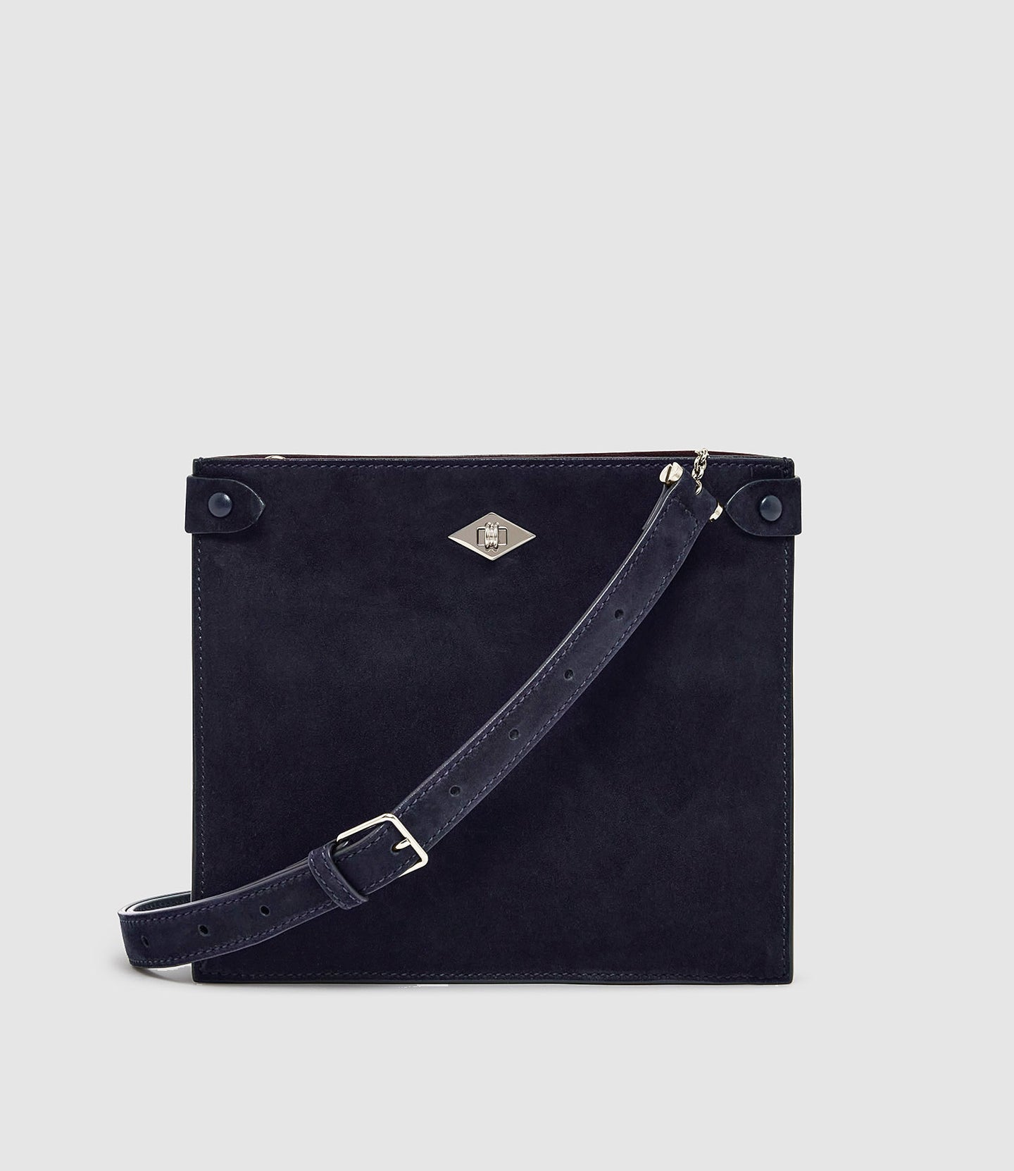 Stowaway Crossbody Buttery Suede Midnight