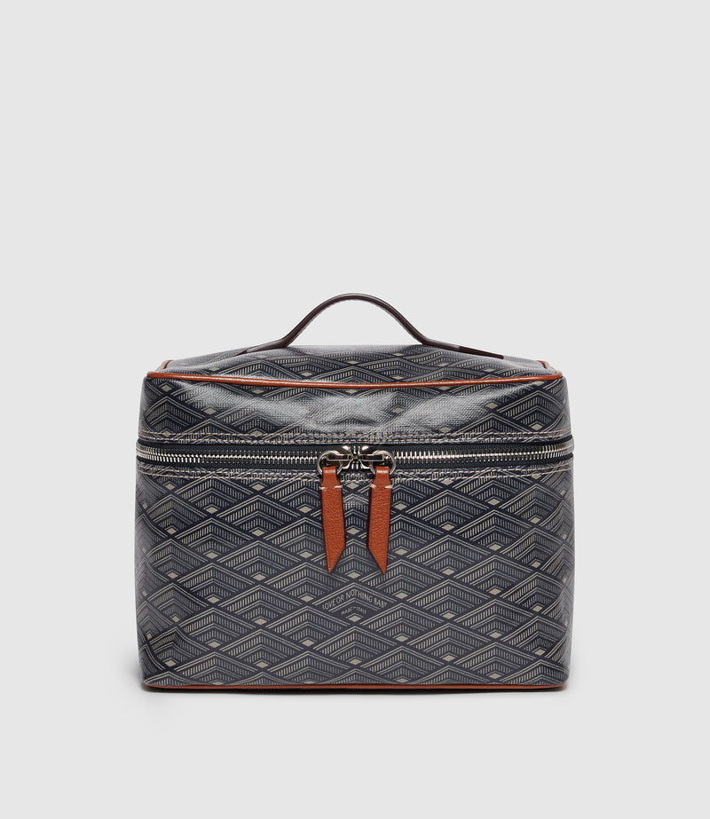 Long Haul Toiletry Bag Signature Canvas Navy