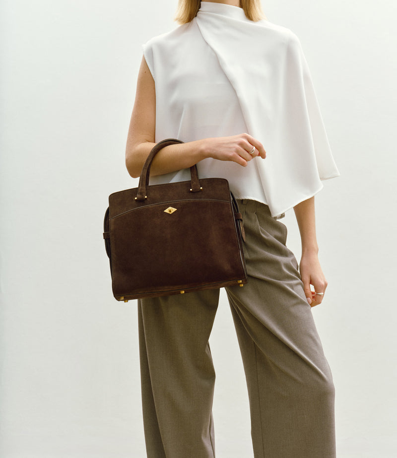 Private Eye Slim Suede Chocolate