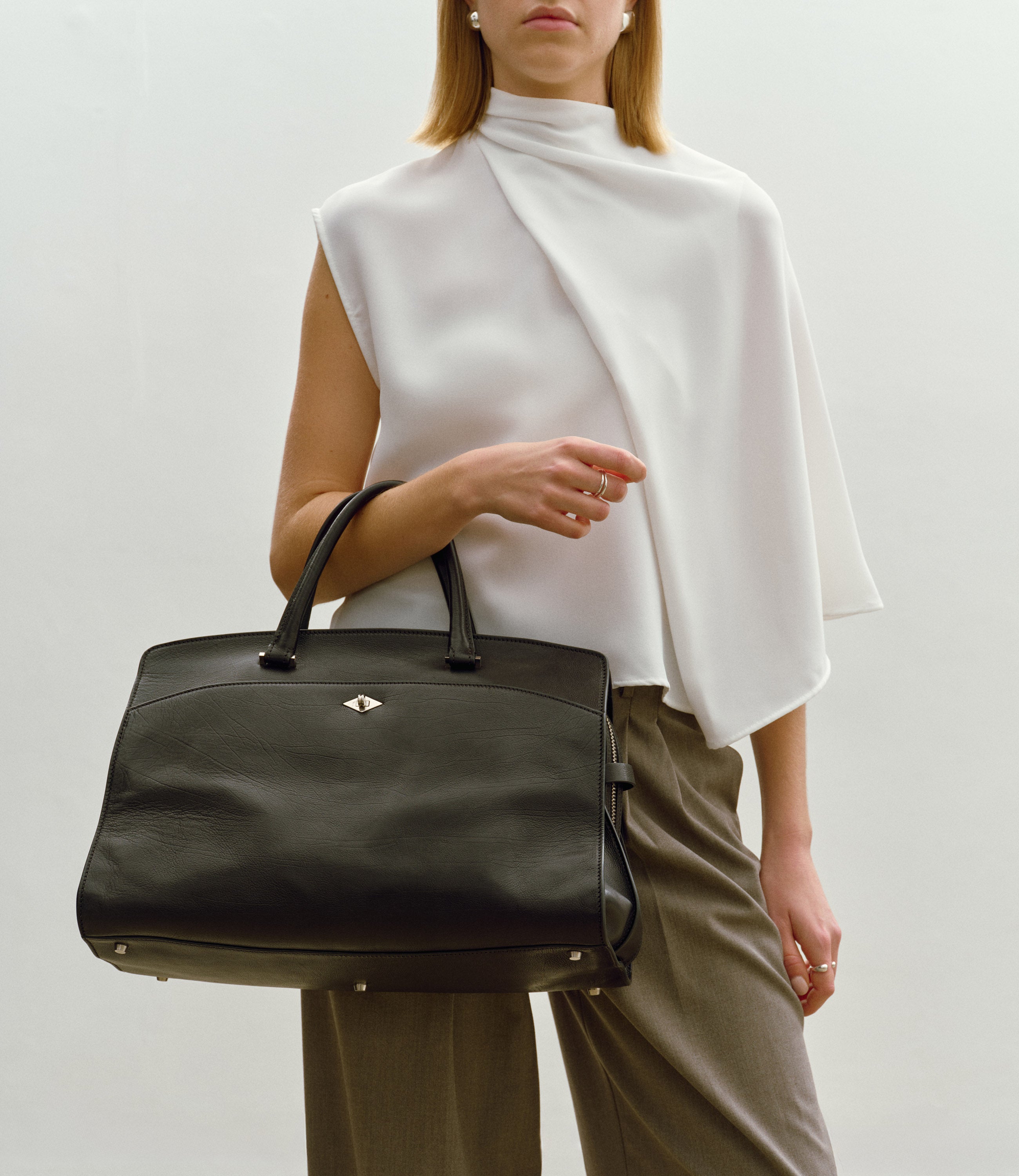 Métier Private Eye Large Handmade Italian Leather Suede Marrakech