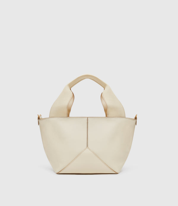 Market Mini Smooth Calfskin White Sand